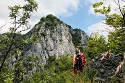 66 Ferrata chiusa, aggiriamo il Regismondo dal canale di dx